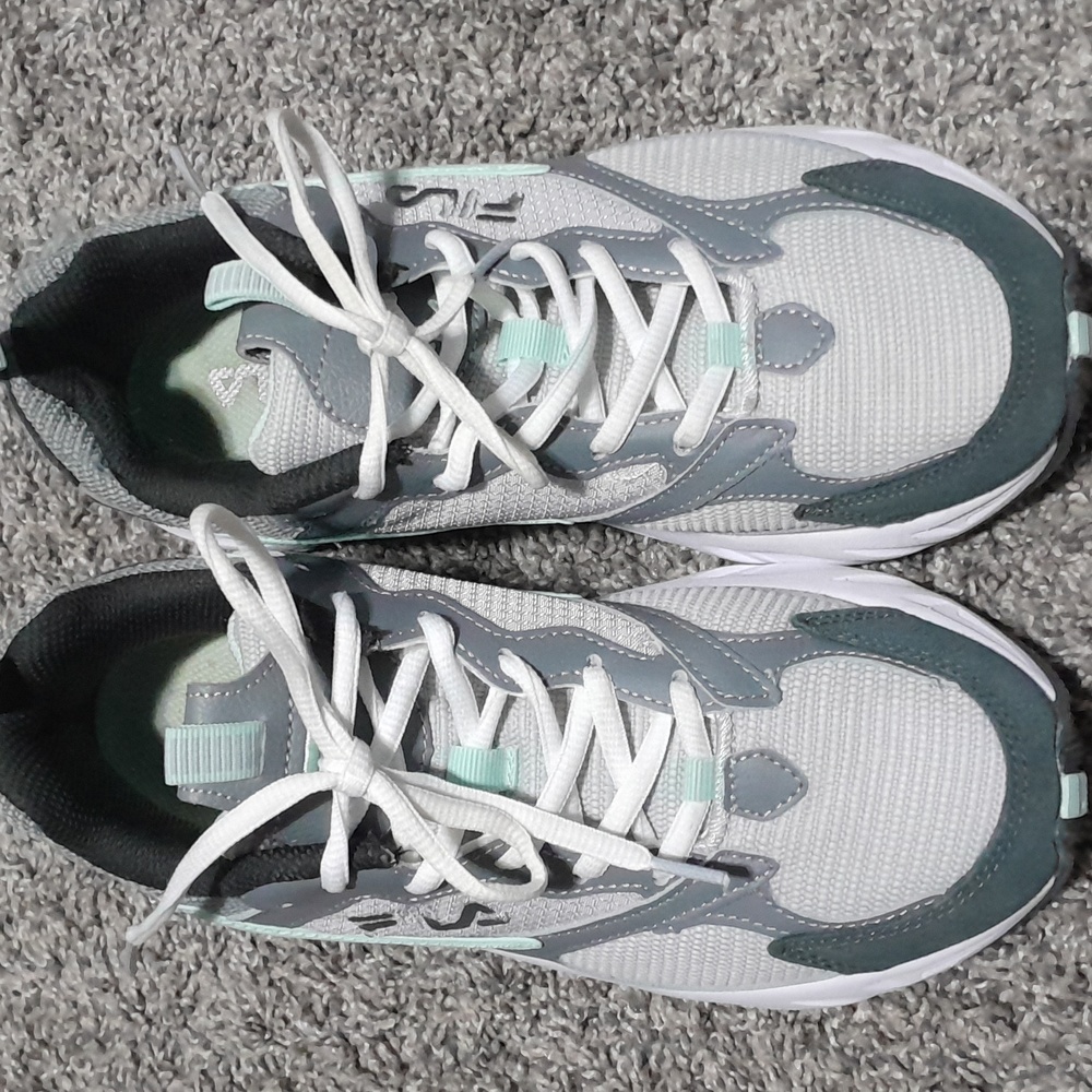 Fila teal and Gray sneaker